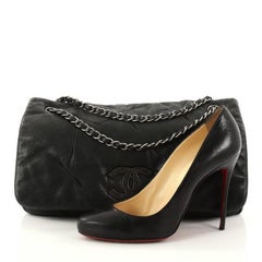 Chanel Glint Flap Bag Iridescent Calfskin East West