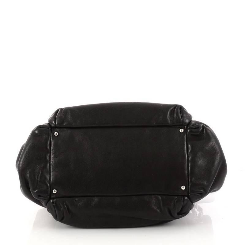 Women's or Men's Chanel Lax Accordion Camera Bag Leather Medium
