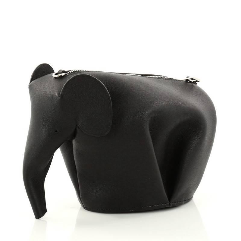 Women's or Men's Loewe Elephant Crossbody Bag Leather Mini