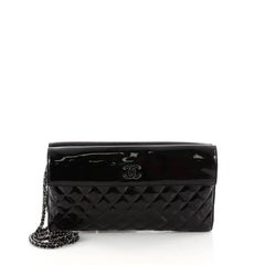 Chanel Double Sided Crossbody Quilted Patent Small