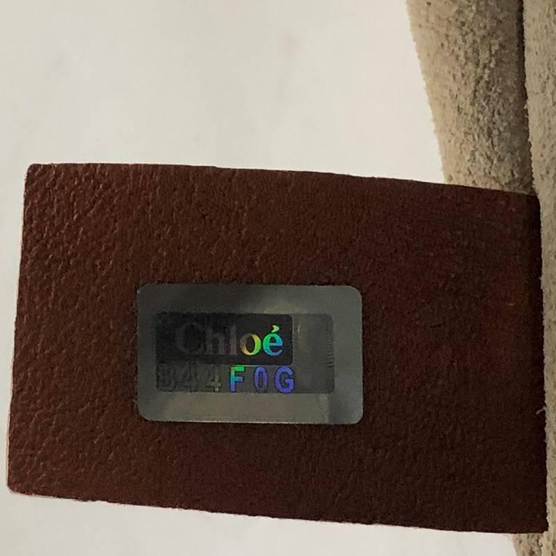 Women's Chloe Indy Double Carry Bag Suede Small