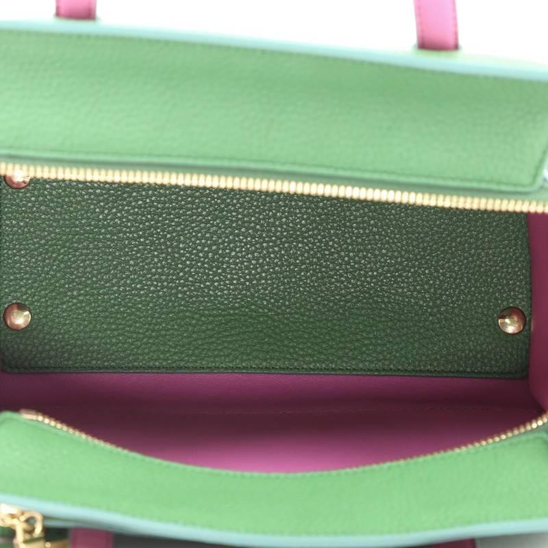 Salvatore Ferragamo Amy Tote Pebbled Leather Mini 1