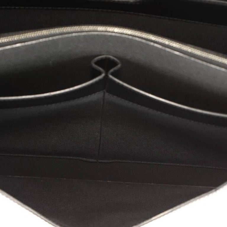 Louis Vuitton Taiga Robusto 2 Briefcase - Black Briefcases, Bags