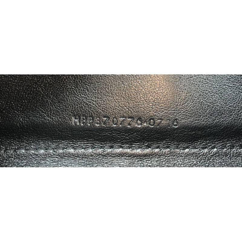 Saint Laurent Classic Monogram Zip Around Wallet Crocodile Embossed Leather  2