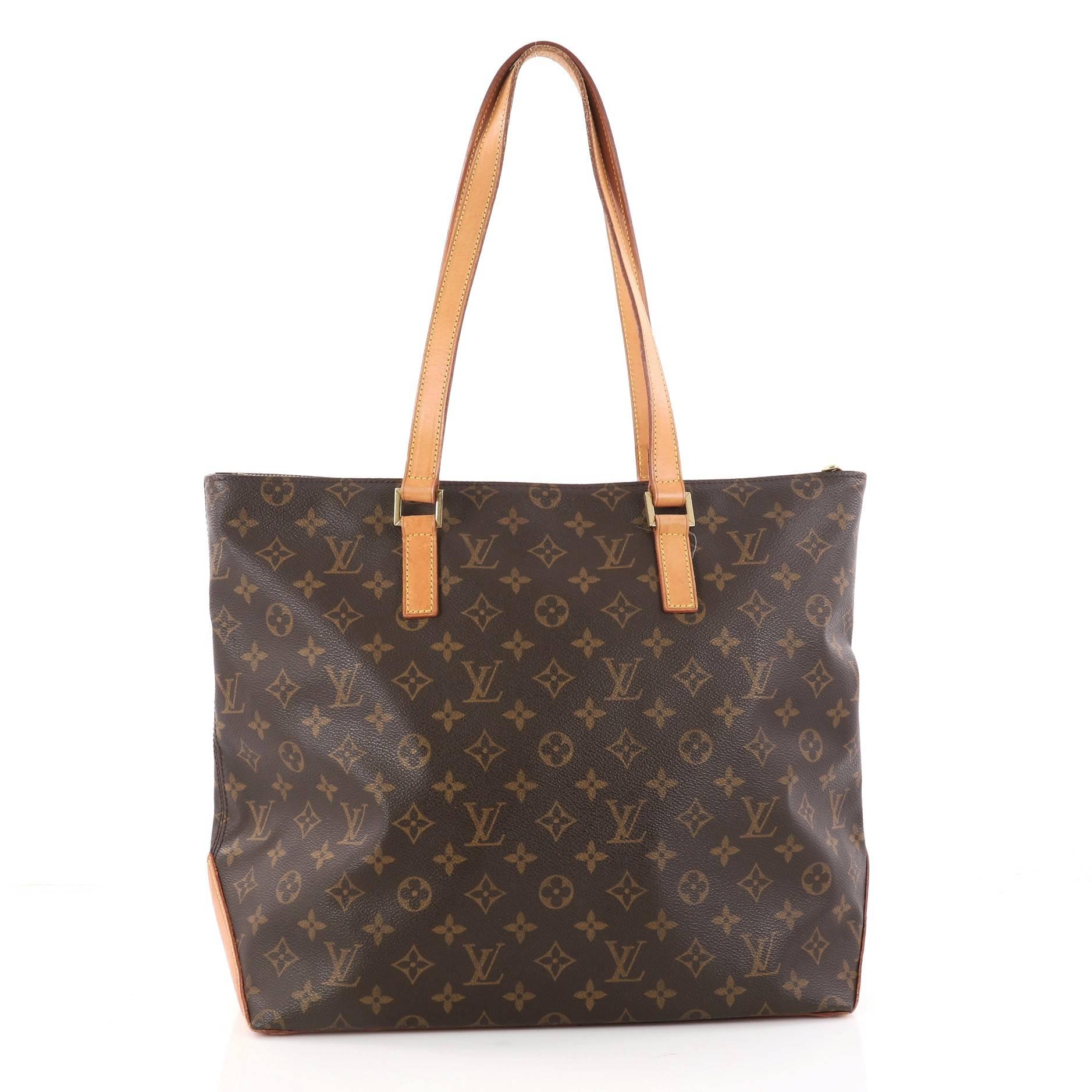 Louis Vuitton Cabas Mezzo Monogram Canvas In Good Condition In NY, NY