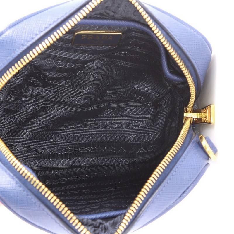 Prada Zip Crossbody Bag Saffiano Leather Mini 1