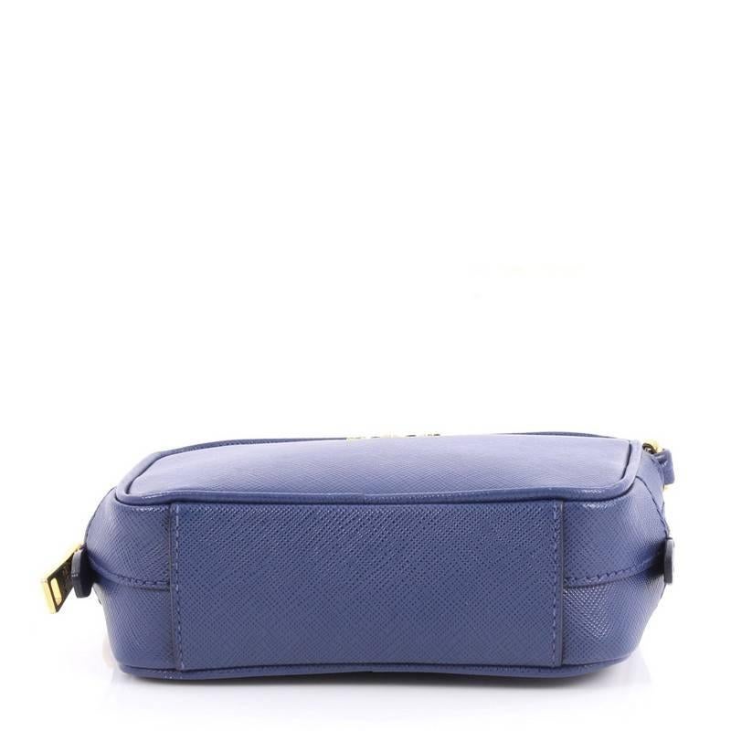 Women's or Men's Prada Zip Crossbody Bag Saffiano Leather Mini