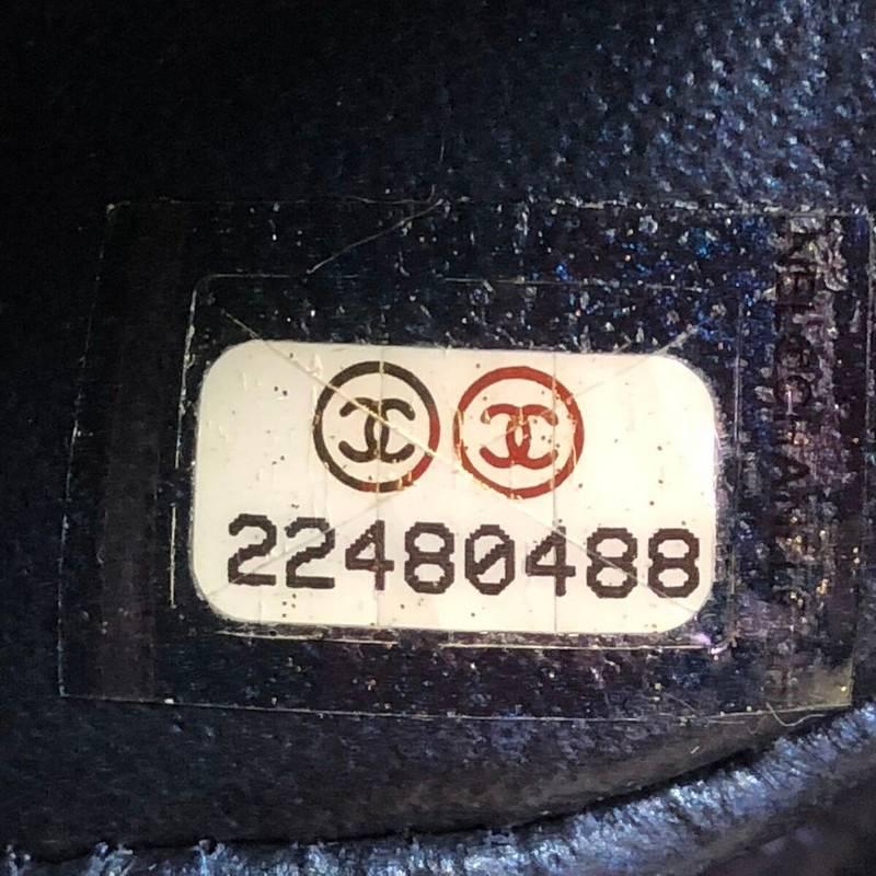 Chanel Airlines Grommet Studded Calfskin Mini Single Flap Bag In Good Condition In NY, NY
