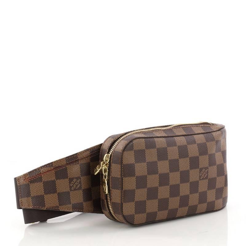 Brown Louis Vuitton Geronimos Waist Bag Damier