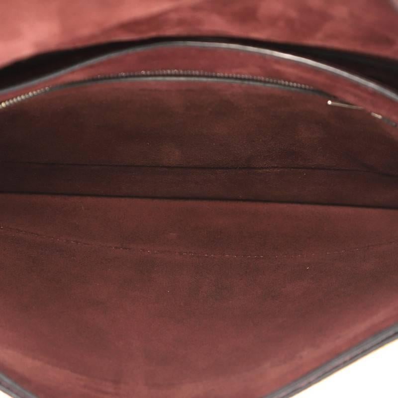 Celine Diamond Shoulder Bag Leather and Suede Medium 4
