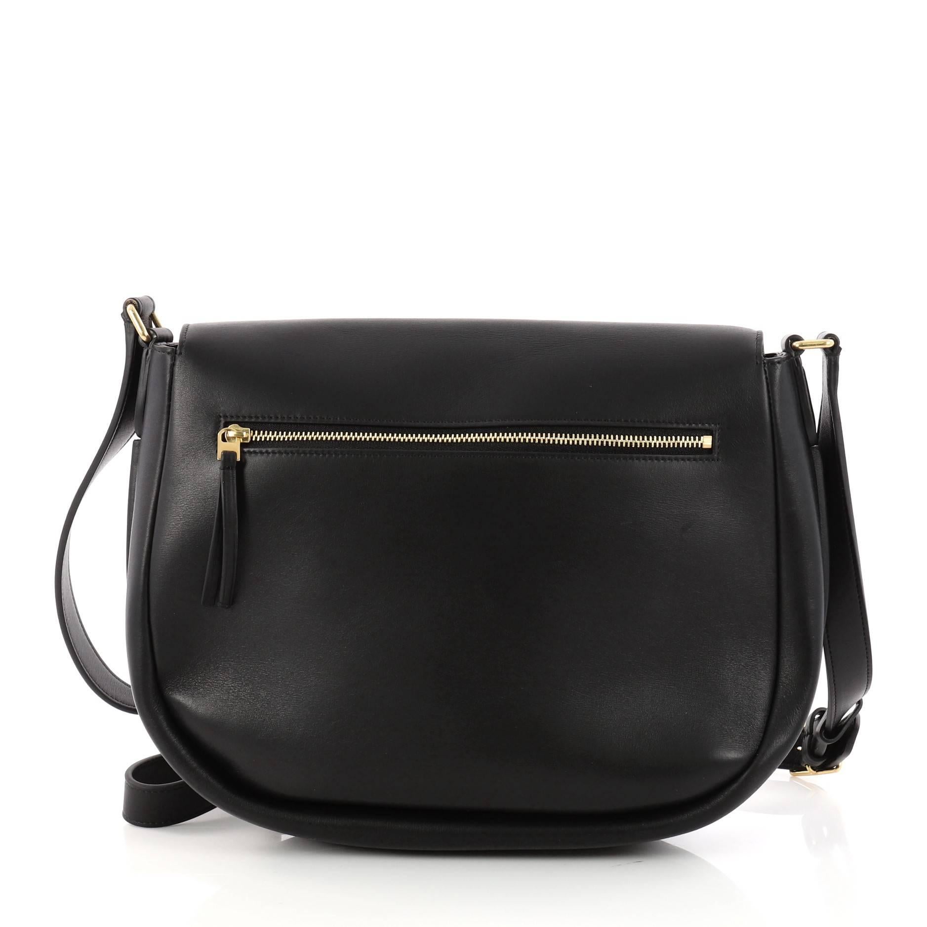 Celine Trotteur Messenger Bag Kalbsleder Medium im Zustand „Gut“ in NY, NY