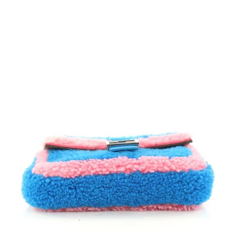 Fendi Baguette Shearling Micro In Good Condition In NY, NY