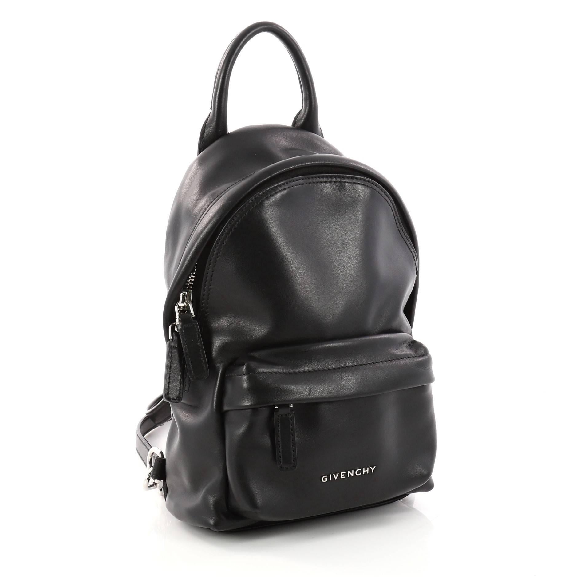 Black Givenchy Classic Backpack Leather Nano