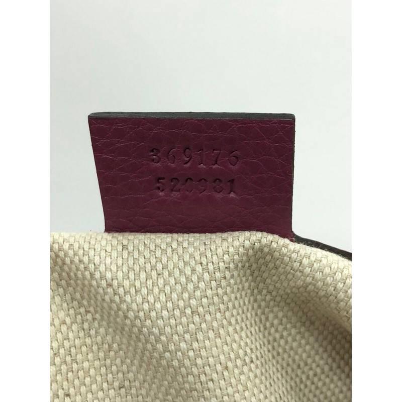 Gucci Soho Convertible Top Handle Bag Leather Medium 2