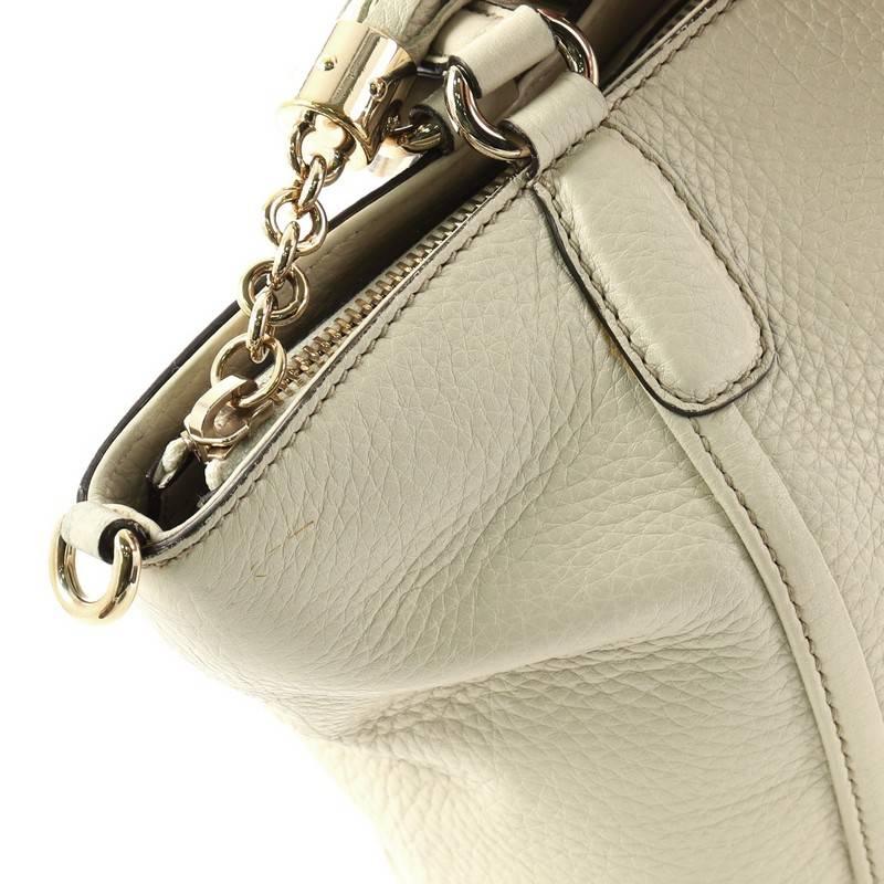 Gucci Soho Convertible Top Handle Bag Leather Small  1