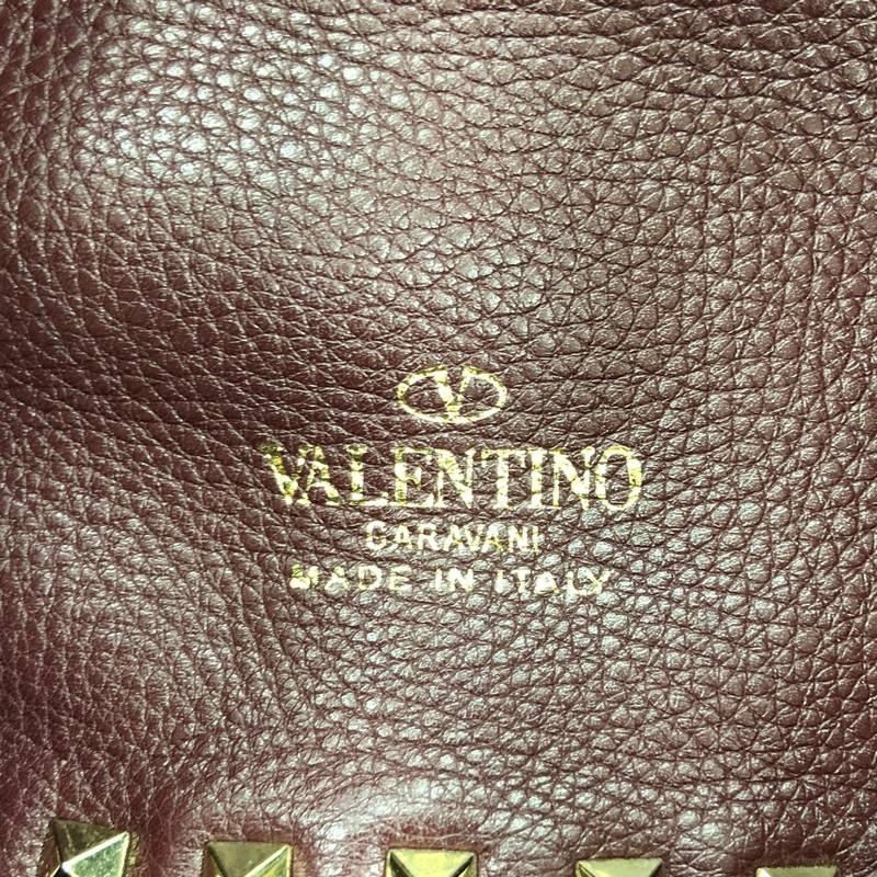 Valentino Rockstud Reversible Convertible Tote Leather Medium  8