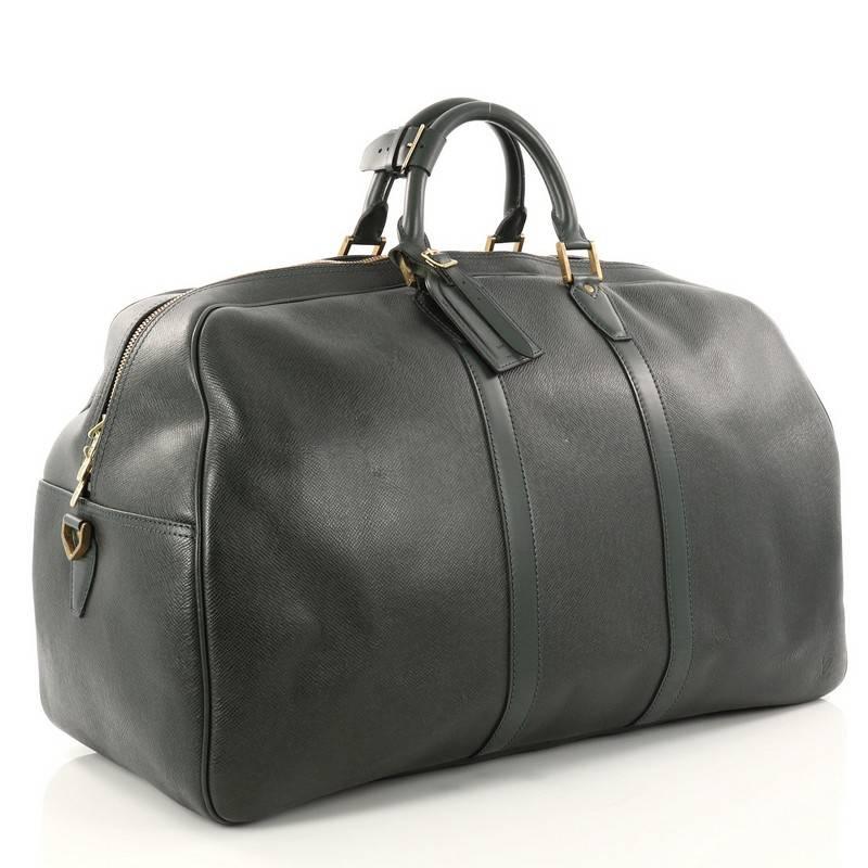 Black Louis Vuitton Kendall Handbag Taiga Leather GM
