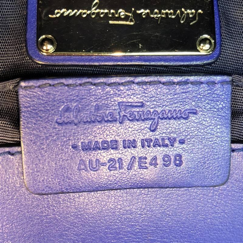 Salvatore Ferragamo Ginny Crossbody Bag Laser Cut Leather Mini  4