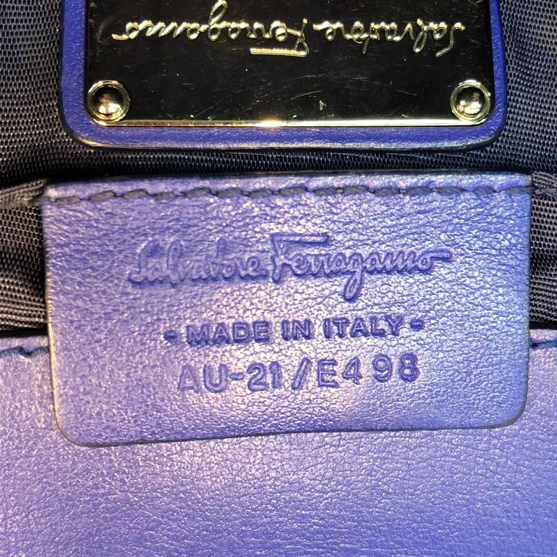 Salvatore Ferragamo Ginny Crossbody Bag Laser Cut Leather Mini 4