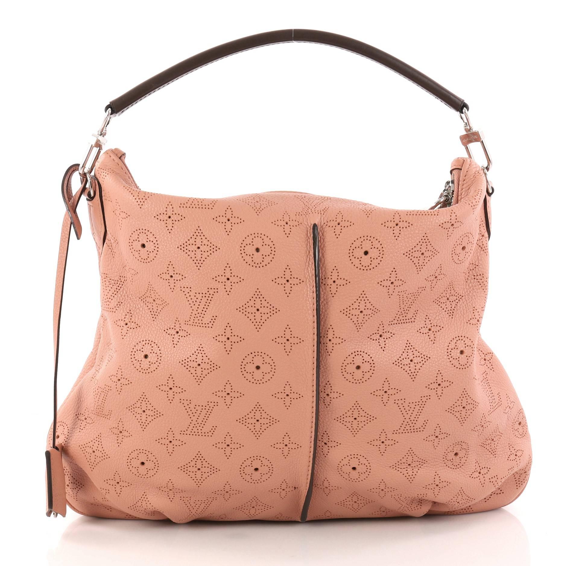 Women's Louis Vuitton Selene Handbag Mahina Leather PM