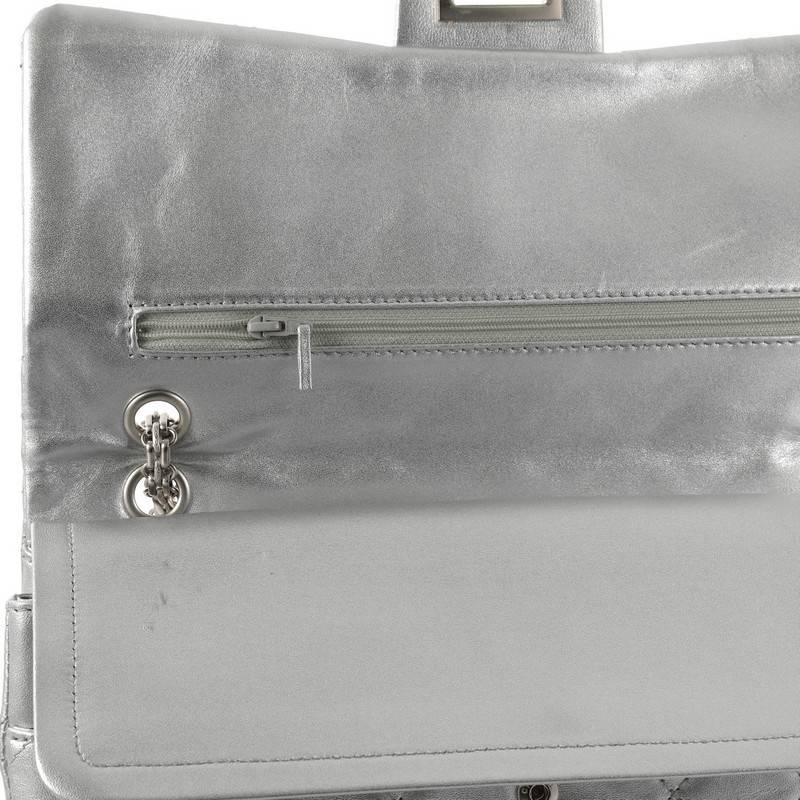 Chanel Reissue 2.55 Handbag Quilted Metallic Calfskin 226 3