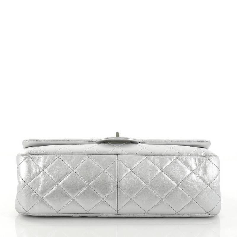 Women's Chanel Reissue 2.55 Handbag Quilted Metallic Calfskin 226