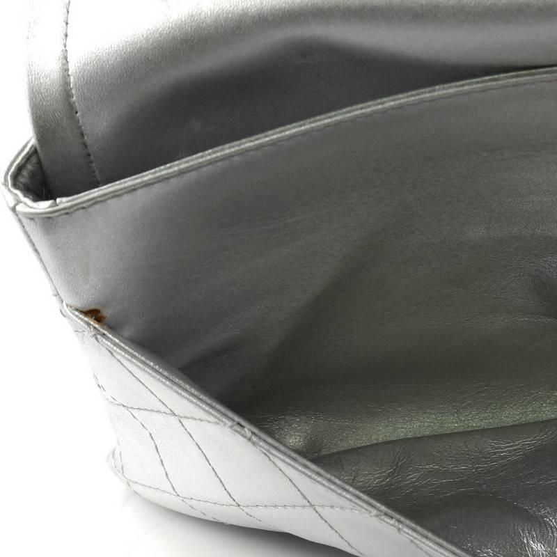 Chanel Reissue 2.55 Handbag Quilted Metallic Calfskin 226 4