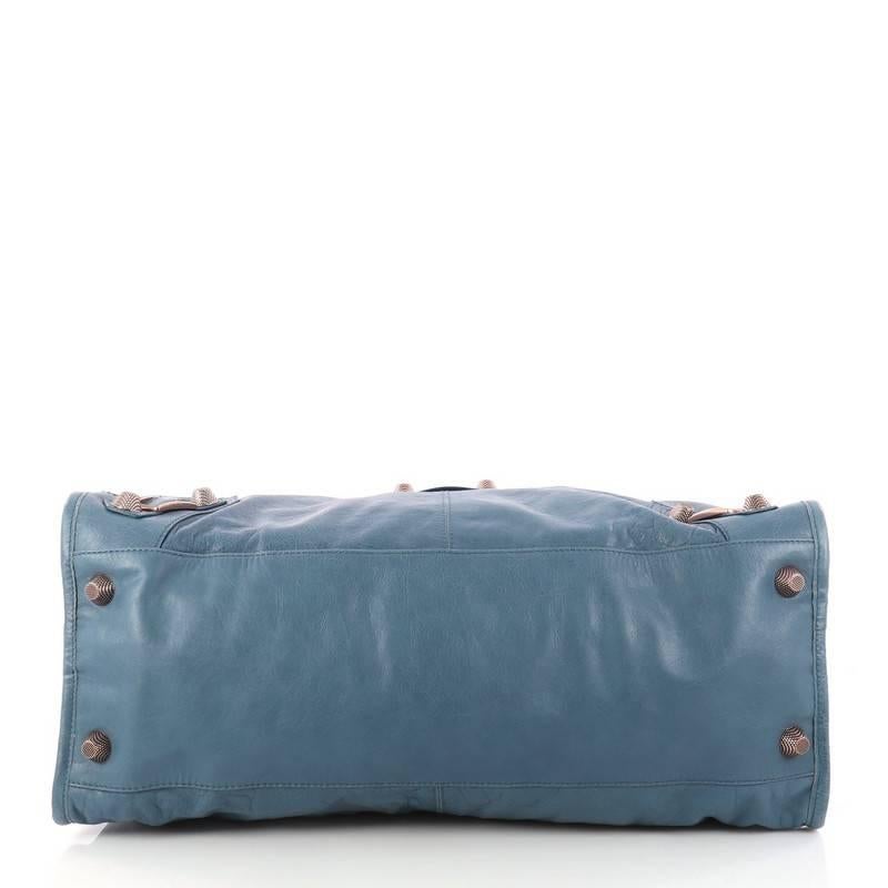 Men's Balenciaga Weekender Giant Studs Handbag Leather 
