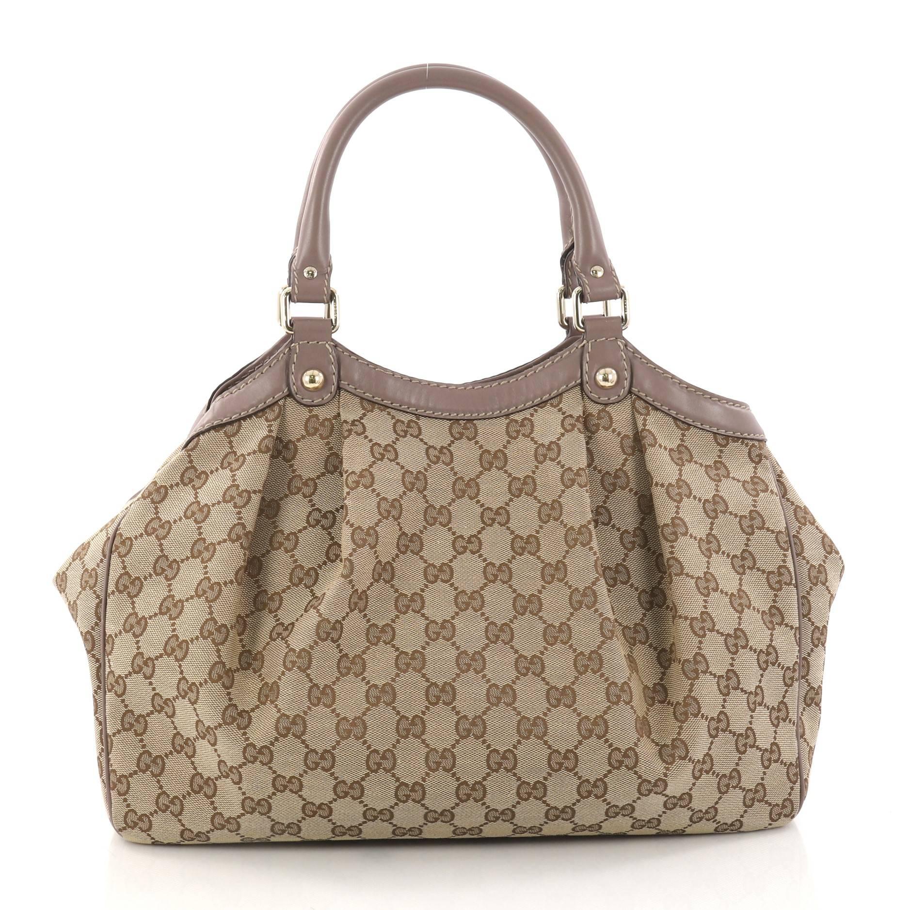 Gucci Sukey Tote GG Canvas Medium i In Excellent Condition In NY, NY