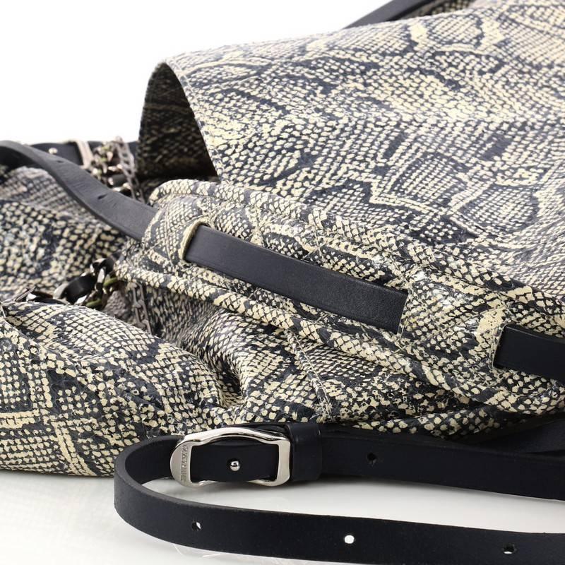 Jimmy Choo Boho Biker Hobo Python Large 2