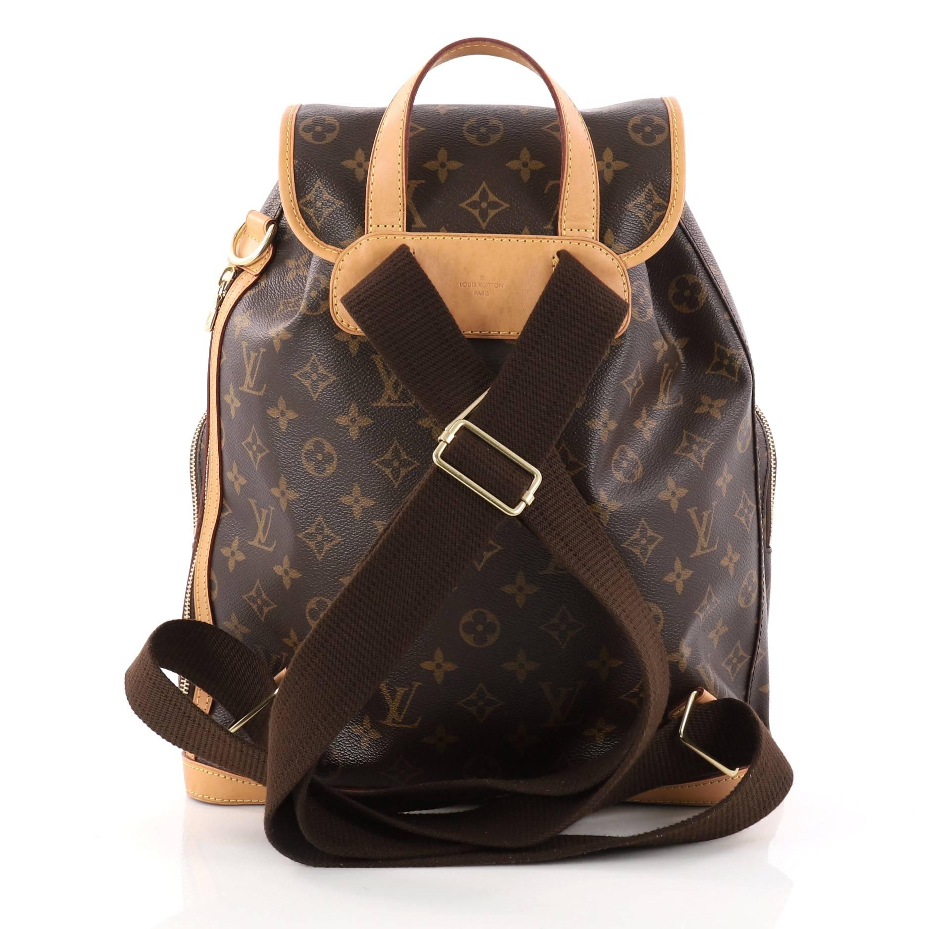 Louis Vuitton Bosphore Backpack Monogram Canvas In Good Condition In NY, NY