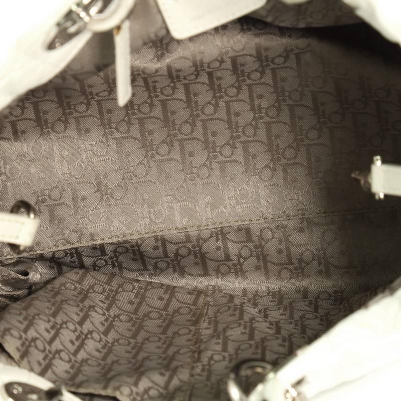 Christian Dior Lady Dior Soft Tote Cannage Quilt Lambskin Medium 5