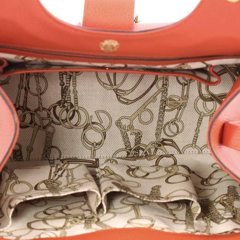 Women's or Men's Gucci Large Stirrup Top Handle Leather Bag