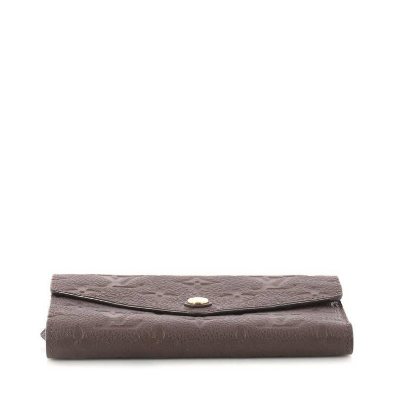 Louis Vuitton Compact Curieuse Wallet Monogram Empreinte Leather  In Good Condition In NY, NY