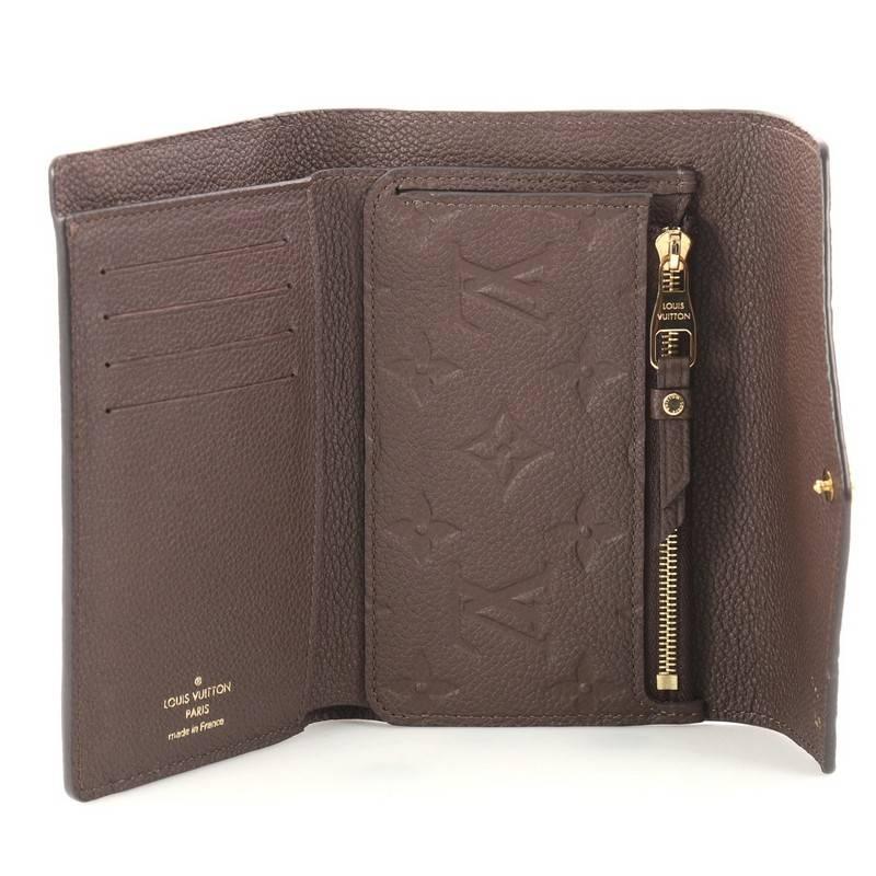 Louis Vuitton Compact Curieuse Wallet Monogram Empreinte Leather  1