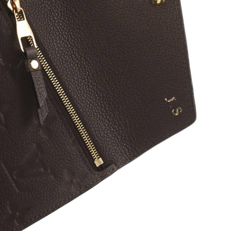 Women's or Men's Louis Vuitton Compact Curieuse Wallet Monogram Empreinte Leather 