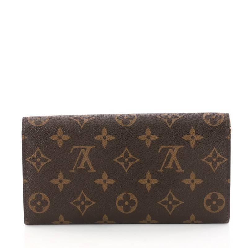 Louis Vuitton Sarah Wallet Monogram Canvas In Good Condition In NY, NY