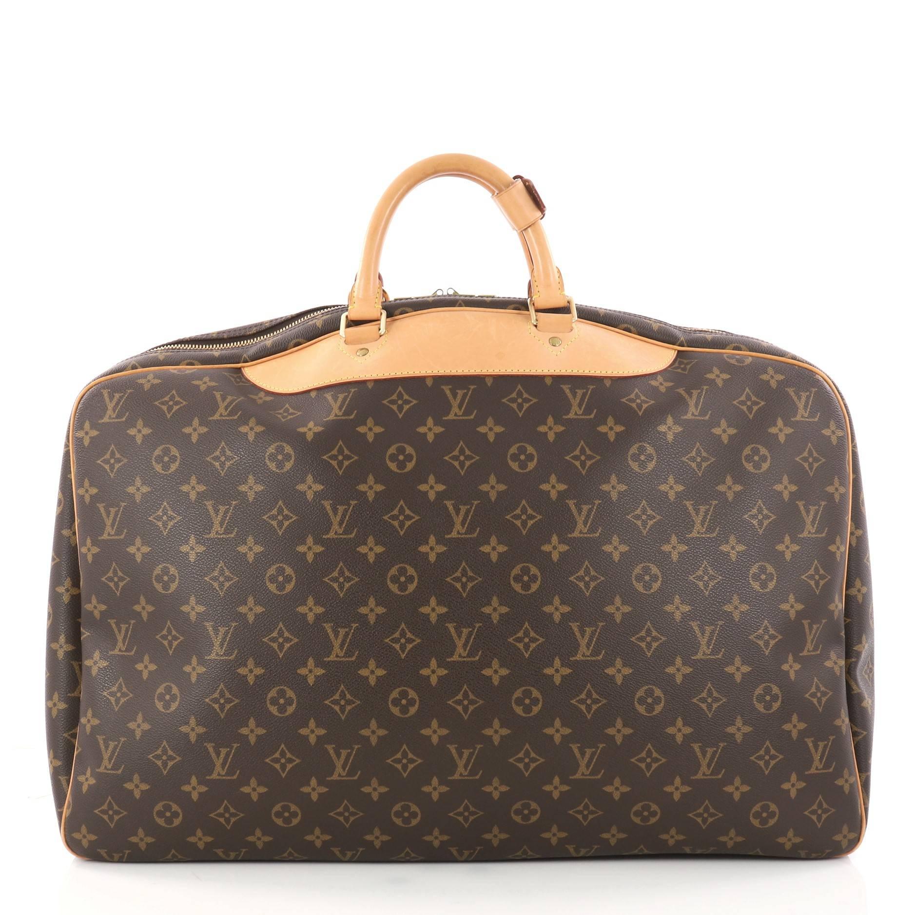 Louis Vuitton Alize Bag Monogram Canvas 2 Poches In Good Condition In NY, NY