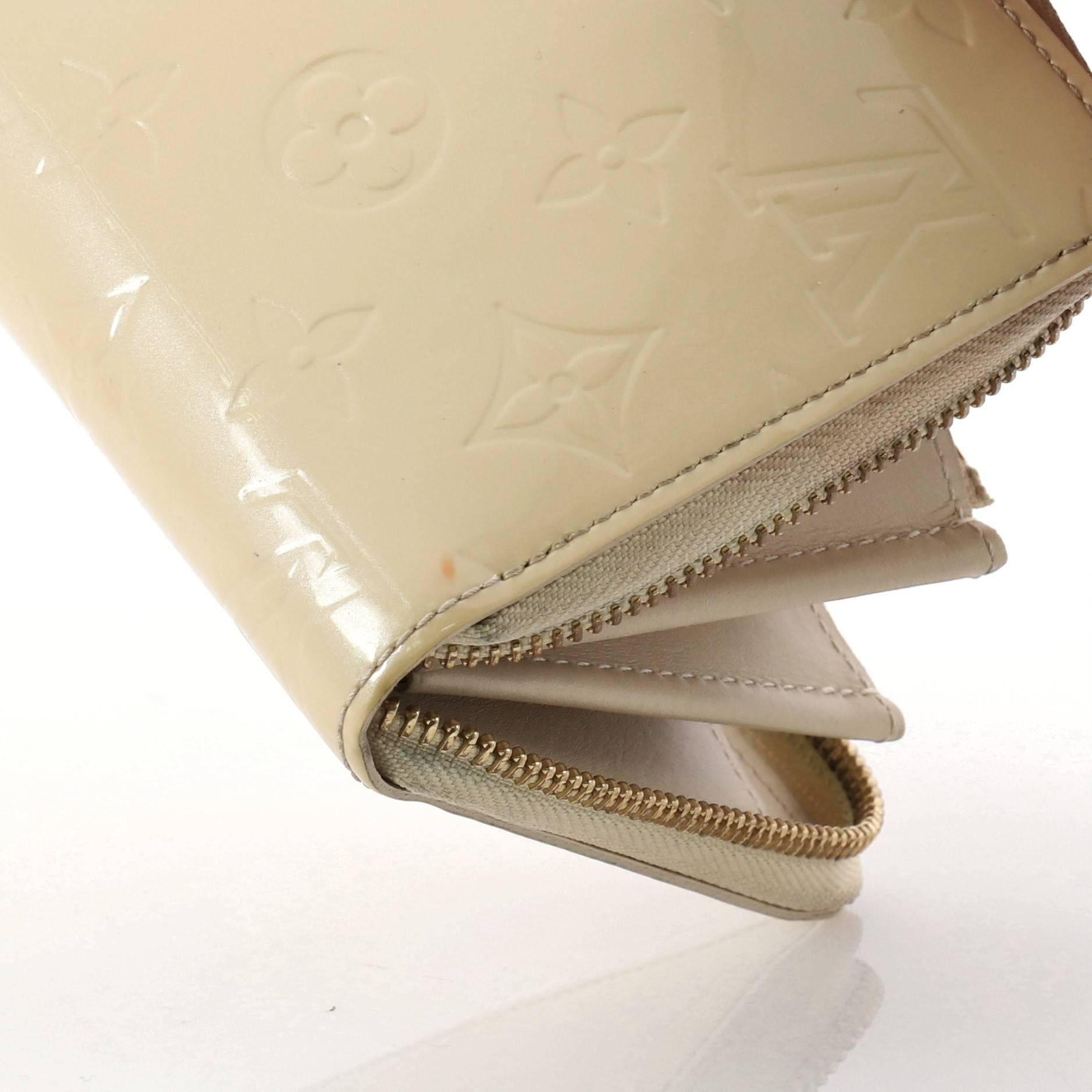 Louis Vuitton Monogram Vernis Zippy Wallet  2