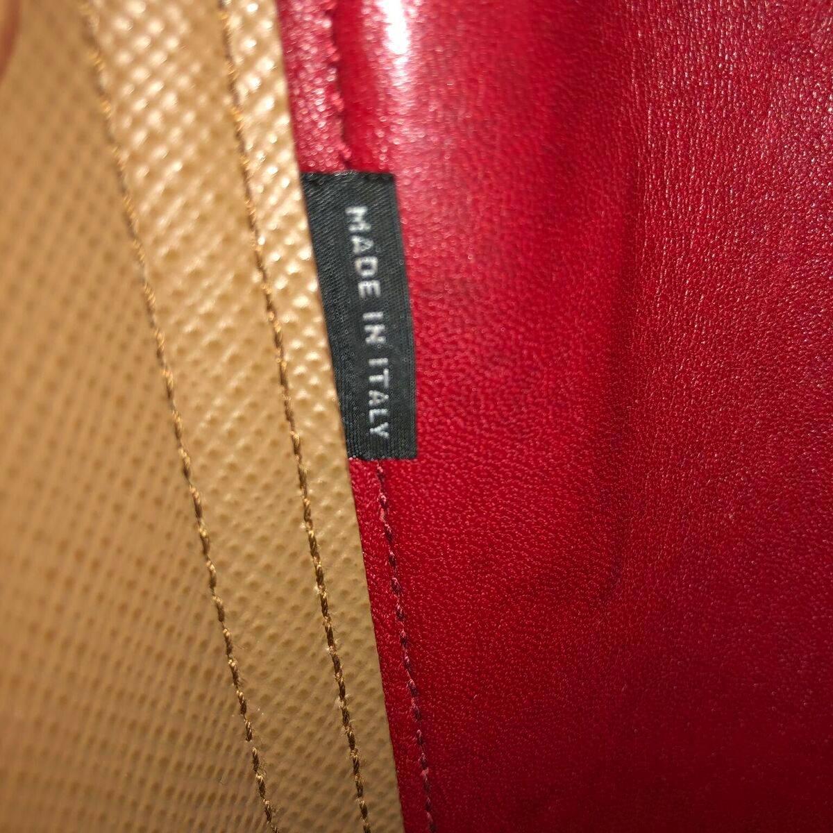 Prada Cuir Double Tote Saffiano Leather Medium 6