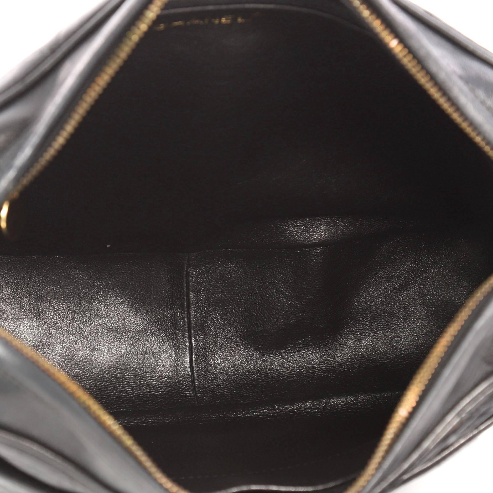 Chanel Vintage Camera Tassel Bag Quilted Leather Medium 2