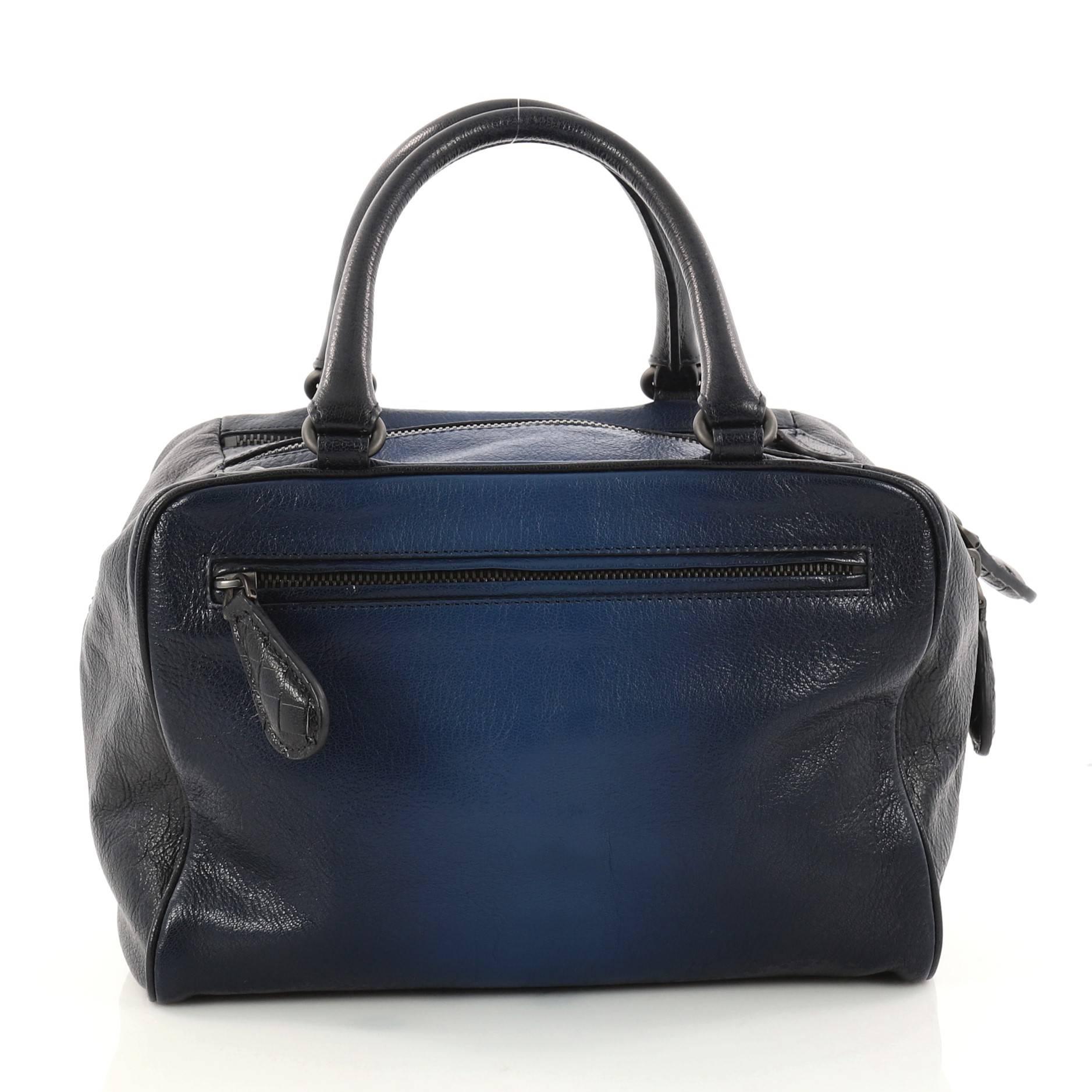 Bottega Veneta Brera Handbag Ombre Leather Small In Excellent Condition In NY, NY