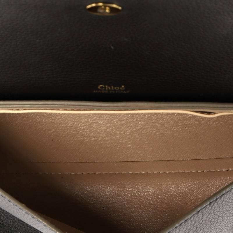 Chloe Bicolor Clare Handbag Leather Small 4