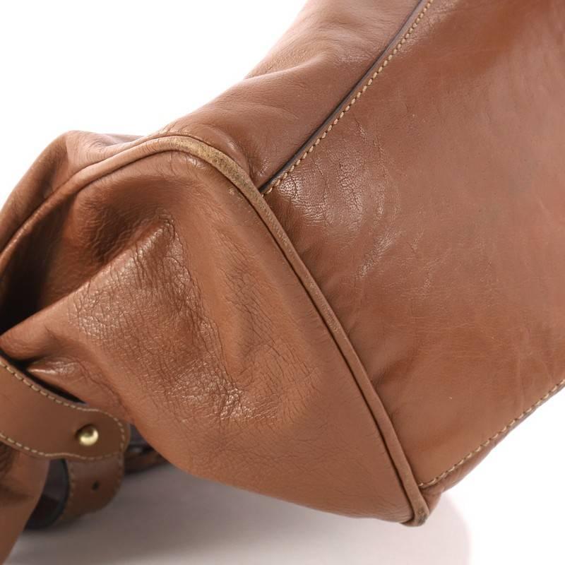 Mulberry Alexa Satchel Polished Buffalo Medium In Good Condition In NY, NY