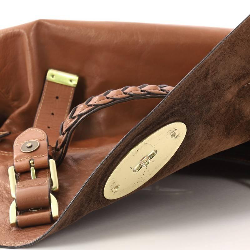 Mulberry Alexa Satchel Polished Buffalo Medium 1