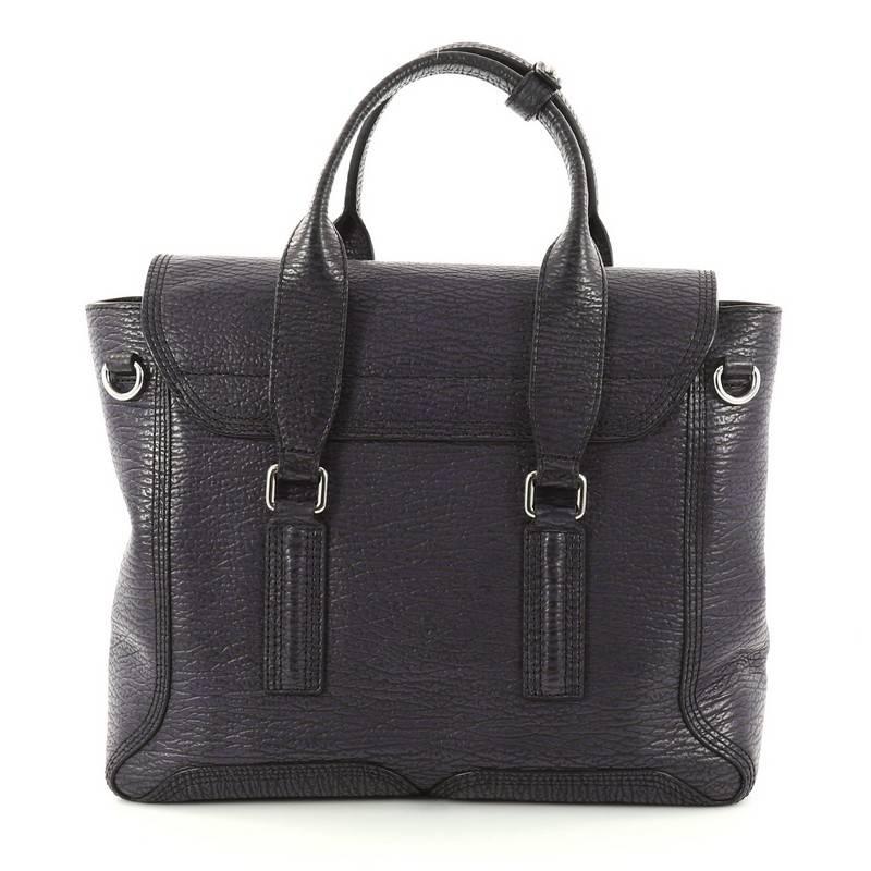 3.1 Phillip Lim Pashli Satchel Leather Medium In Excellent Condition In NY, NY