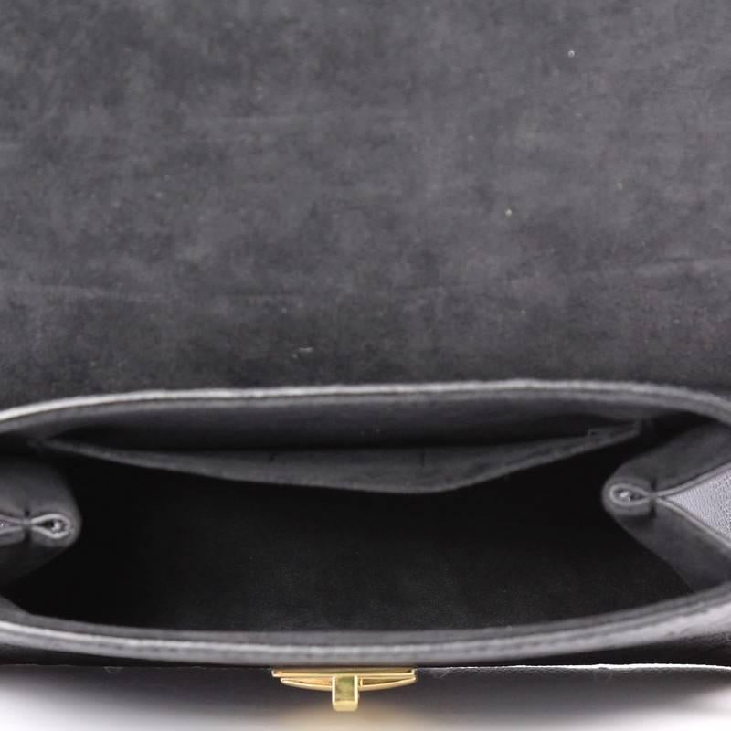 Black Louis Vuitton Saint Sulpice Handbag Monogram Empreinte Leather BB
