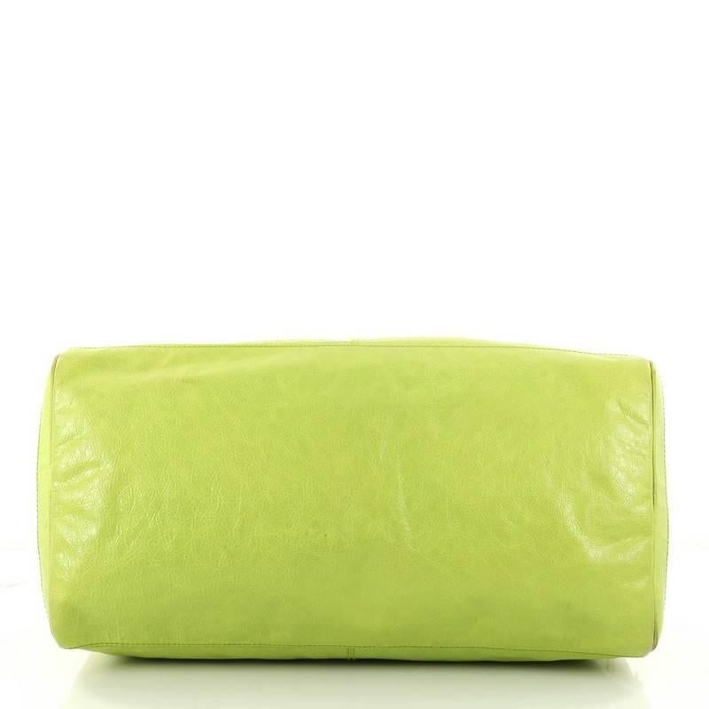 balenciaga bag neon green