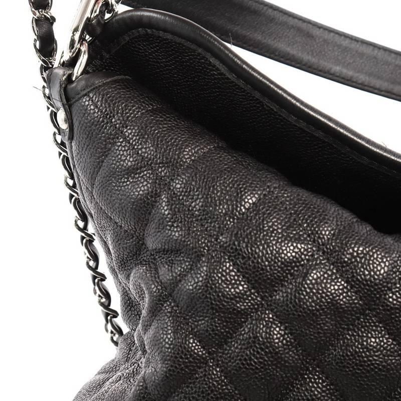 Chanel French Riviera Hobo Quilted Caviar Large 1
