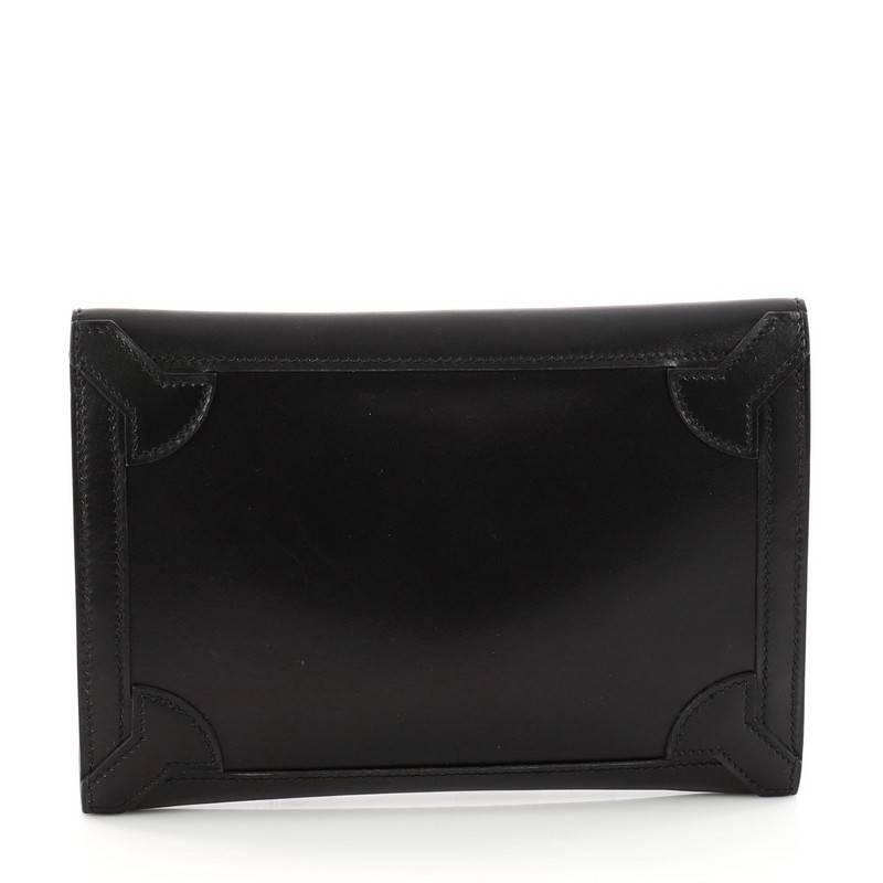 Hermes Fleche d'Or Clutch Tadelakt In Good Condition In NY, NY